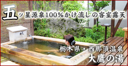 栃木県> 西那須温泉>大鷹の湯