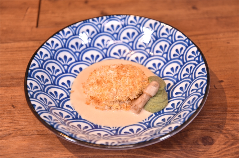 魚料理・まとう鯛のチーズパン粉焼き