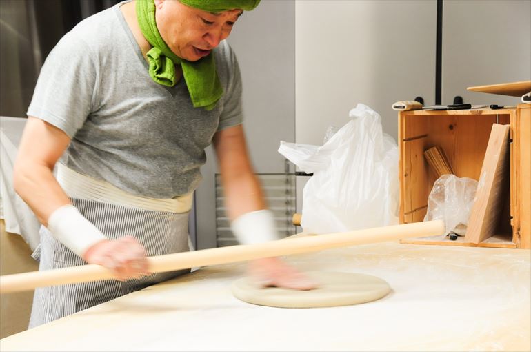 ここで麺棒の登場