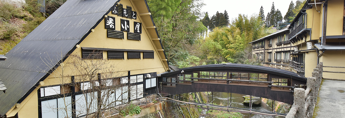 黒川温泉らしい情緒溢れる景観