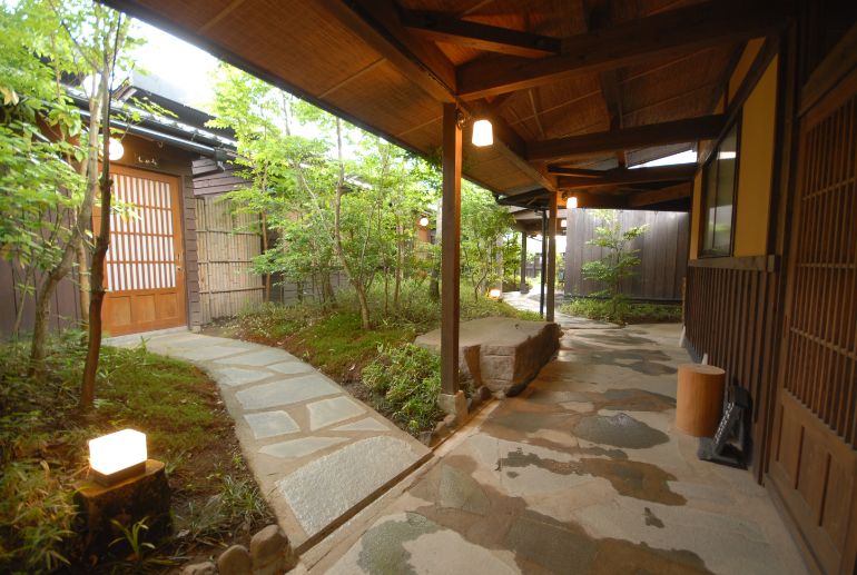 Inside the ryokan