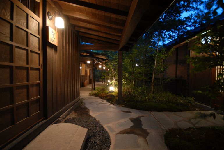 Inside the ryokan