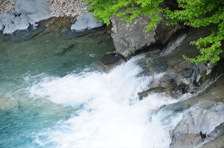 県内屈指の清流・四万川