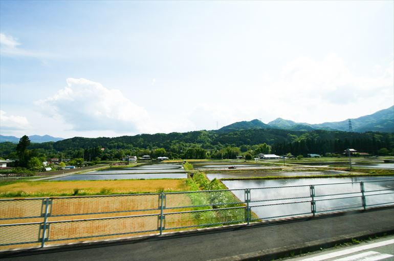 車窓からの風景