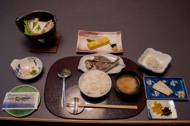 朝食の一例（1月）