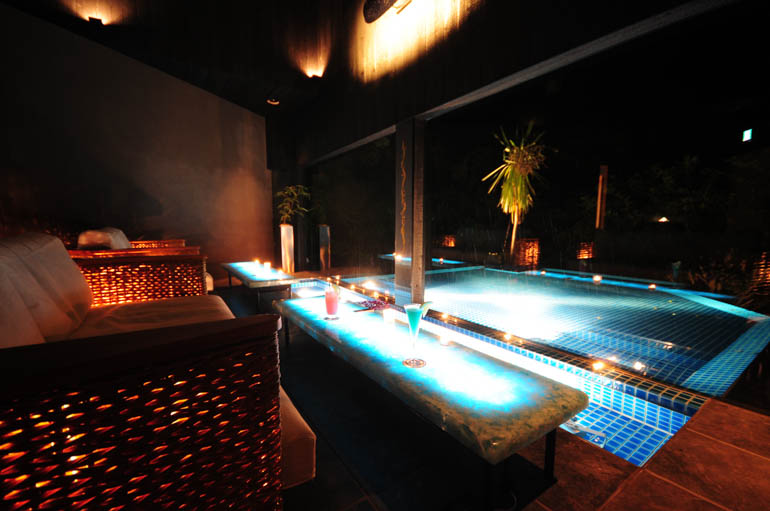 Night Ginyu private open-air bath 3