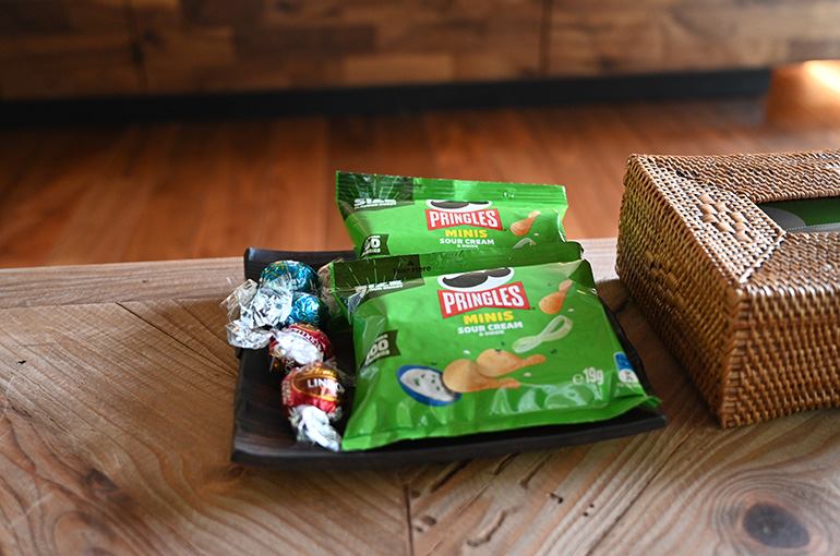 お菓子は無料（夕食朝食付きコース限定）1