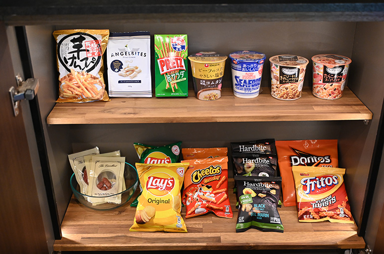 お菓子は無料（夕食朝食付きコース限定）2