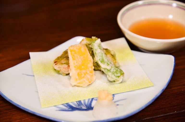 揚物「鯖磯辺揚げ」