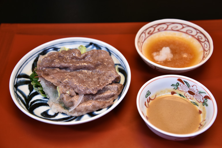 Steamed dish Wagyu Beef Seiro-mushi (after steaming) 2
