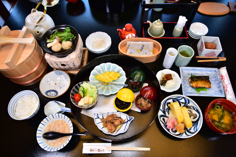 朝食の一例（２日目）