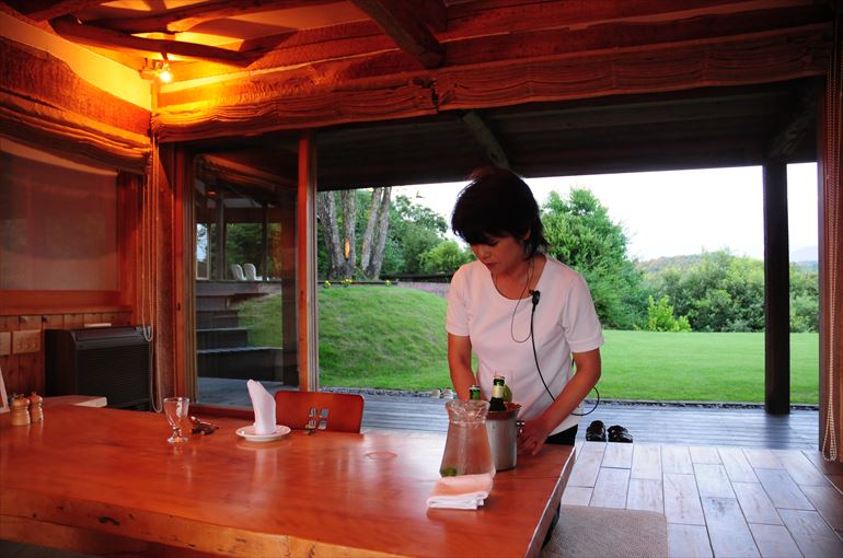 「パビリオン」での夕食