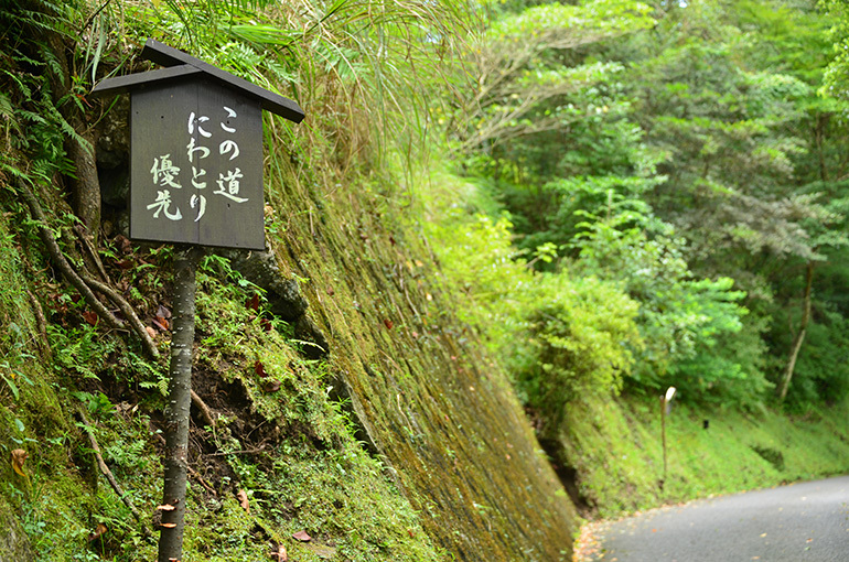 「忘れの里 雅叙苑」の入口