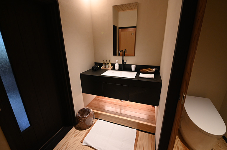 「もみじ」の洗面スペース