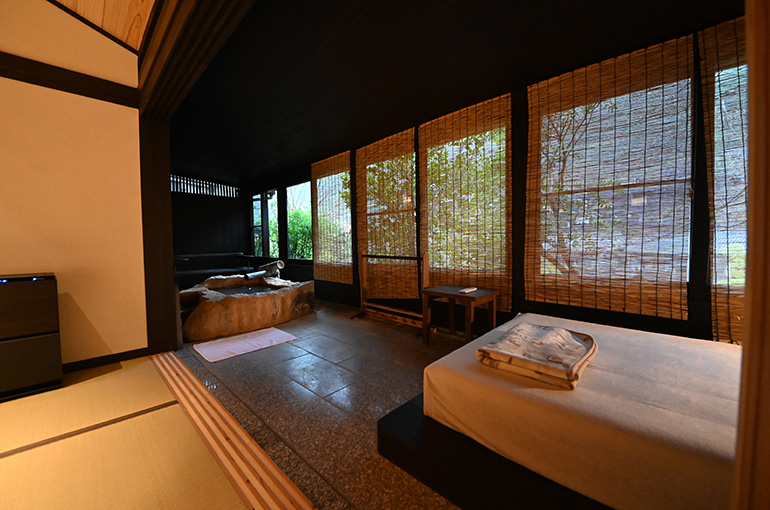 「さくら」のお風呂リビング(2月)