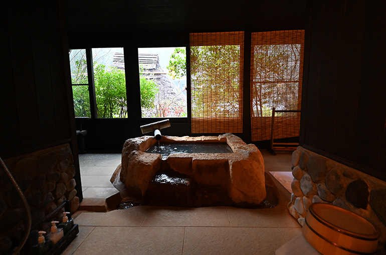 「さくら」のお風呂リビング(2月)