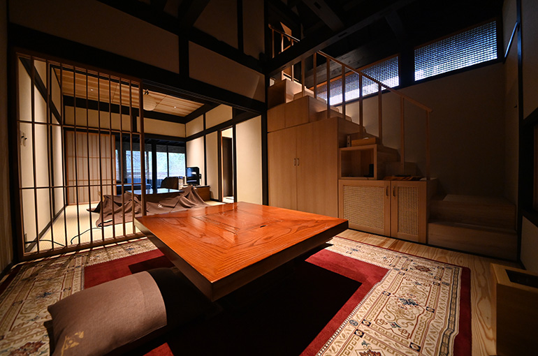 お風呂リビング付き客室「けやき」