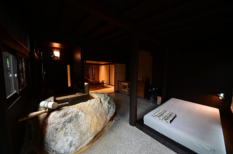 「けやき」のお風呂リビング