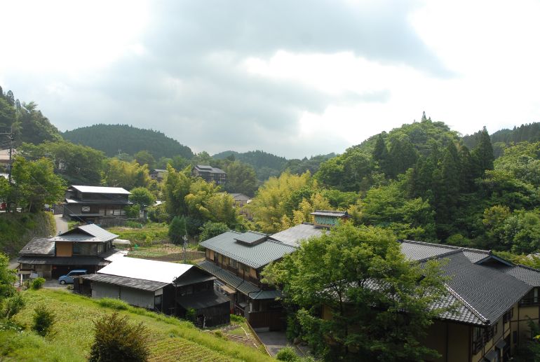 黒川温泉の街並み
