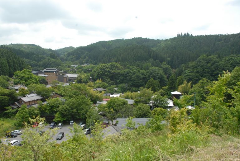 黒川温泉の街並み
