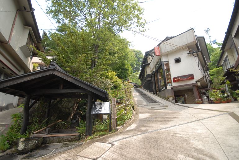 黒川温泉の街並み
