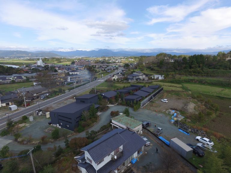 「今宵の湯宿 悠然」周辺の植木温泉の風景
