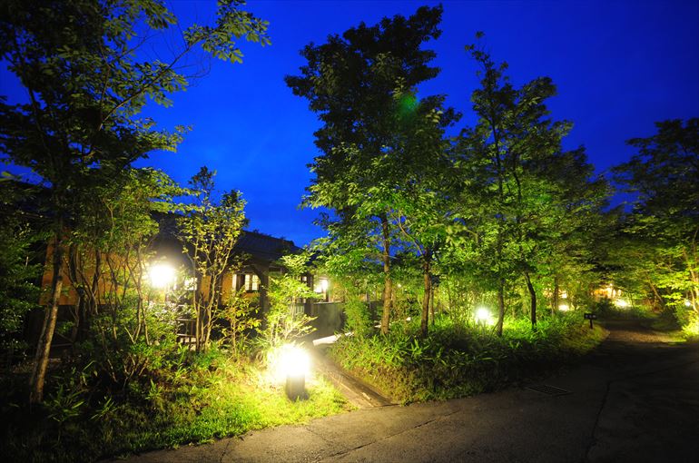 緑に抱かれた「山あいの宿 喜安屋」