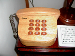 木製電話機