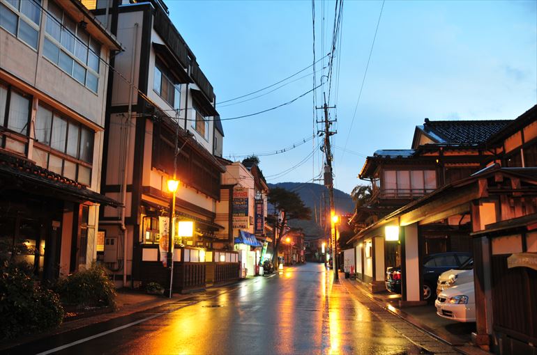 しっとりとした風情が漂う湯田川温泉